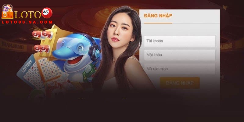 Đăng nhập Loto188 2 Điền thông tin chuẩn xác và xác nhận để hoàn tất đăng nhập